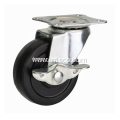 2 inch Light Duty Side Brake Rubber Casters